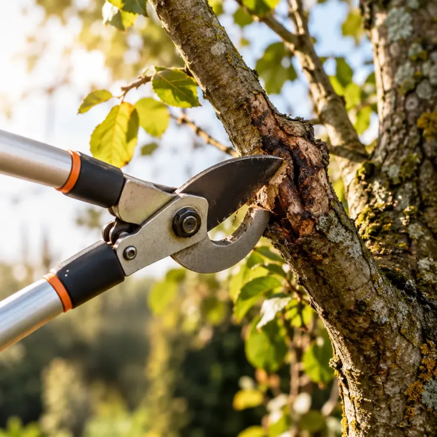 Taille sanitaire des arbres