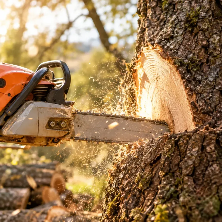 Abattage d’arbres en toute sécurité en Seine-Maritime - Normand paysagiste